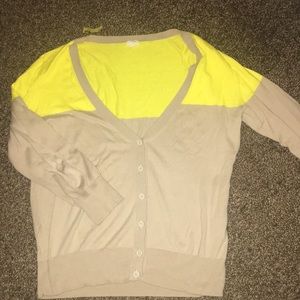 Jcrew color block cardigan
